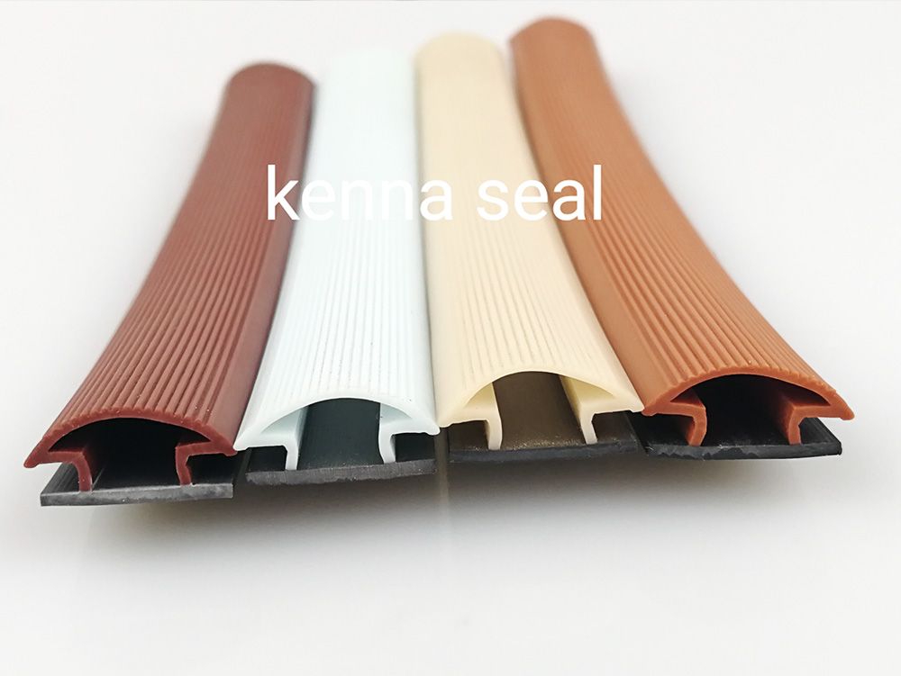 Good elasticity PVC material sliding door rubber seal strip