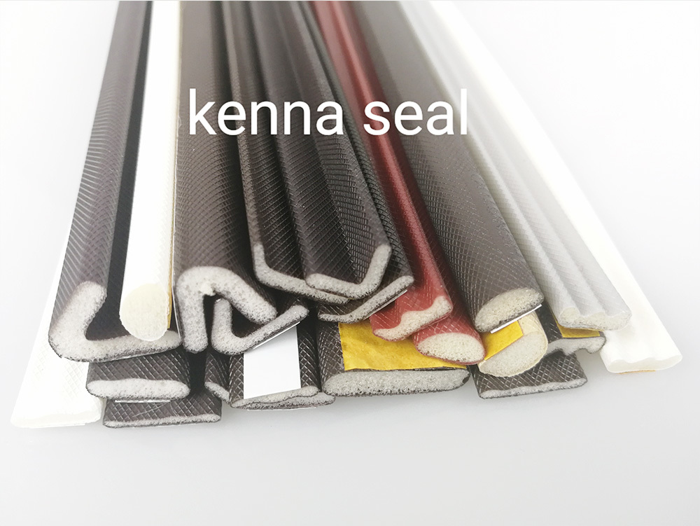 Self-adhesive L type/ polyurethane foam sealing strip/L profile widely used durable PU coating type seals